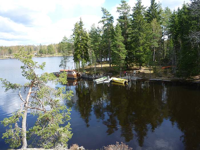 Bootsplatz vom Ferienhaus Nolnäset.